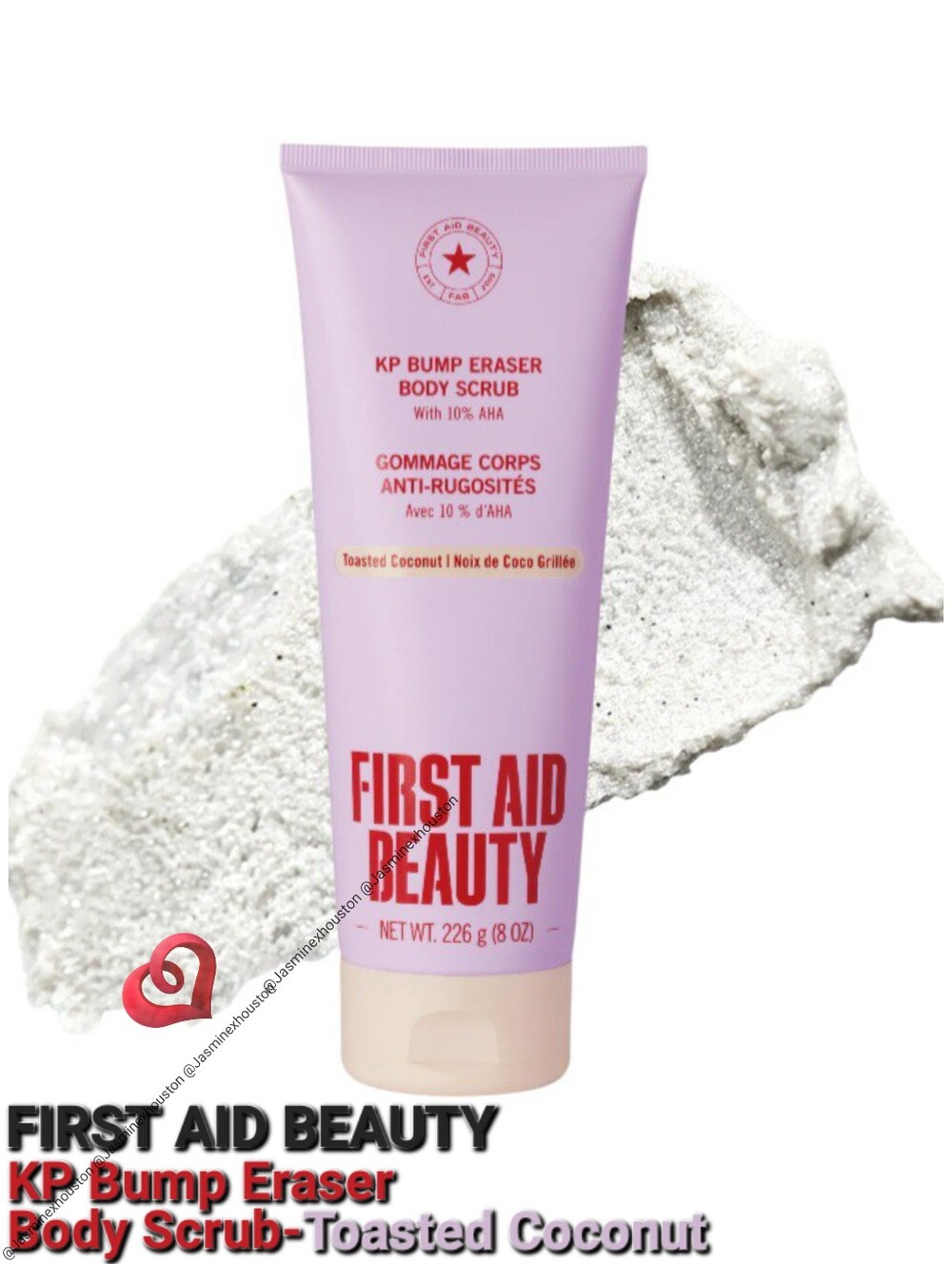 FIRST AID BEAUTY KP Bump Eraser Body Scrub With 10% AHA in Toasted Coconut